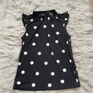 Adrianna Papell Polka Dot Blouse